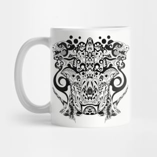 king of the monsters buddha pattern ecopop Mug